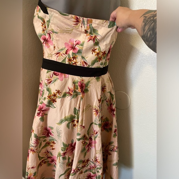 Lucky Thirteen Hawaiian style halter swingg dress size 3 xl 🌺 - Picture 6 of 9
